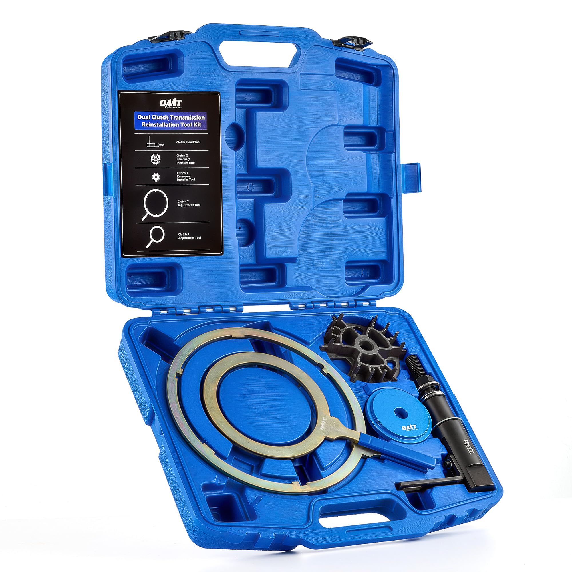 Orion Motor Tech Dual Clutch Transmission Reinstall Reset Tool Set, Compatible with Ford DPS6 DCT, Heavy Duty Dual Clutch Remover Installer Tools for Reuse, Clutch Tool Kit with Storage Case