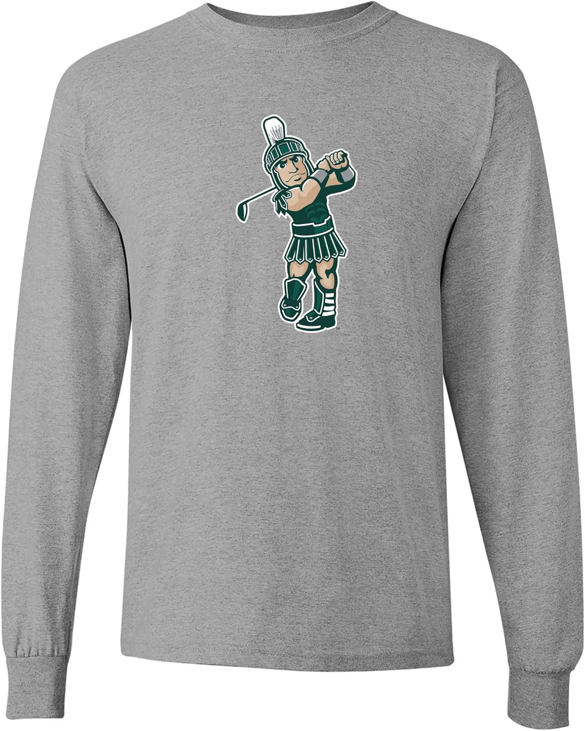 Michigan State Spartans Sparty Sports Mark, Team Color Long Sleeve, College, University