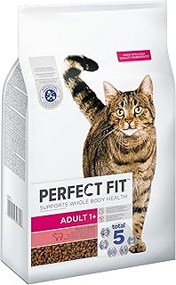 PERFECT FIT Adult Dry Food for Adults, Active Cats from 1 Year - Beef, 7 kg (1 Bag) product image