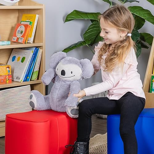 Miniatura 3 de Animales de peluche con peso para niños, para concentración de ansiedad o entrada sensorial, peluche calmante de regazo