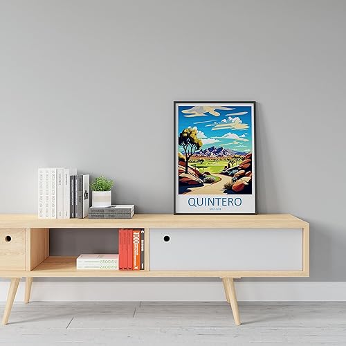 Miniatura 4 de Quintero Golf Club Travel Print Wall Art Quintero - Arte para colgar en la pared, decoración del hogar, amantes del arte Quintero, arte de viaje de