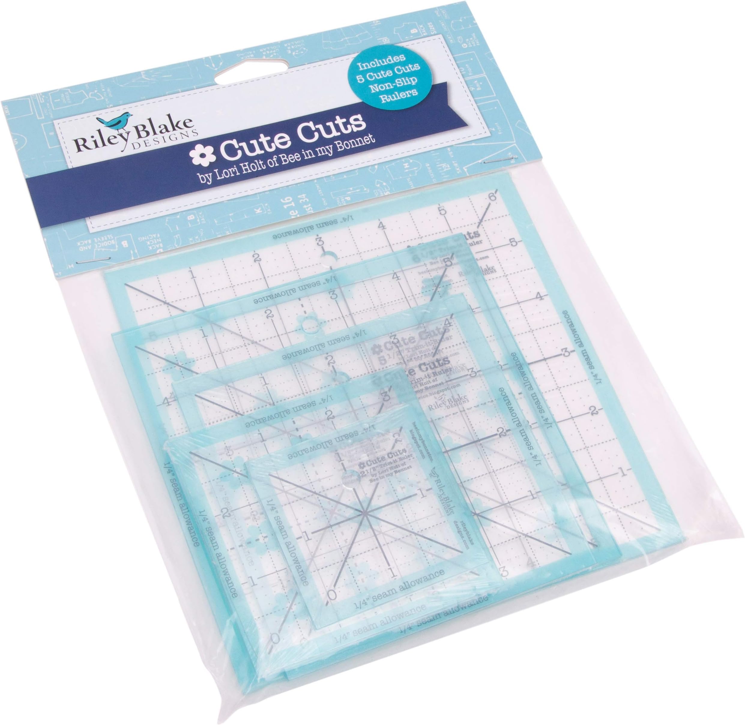 Riley Blake DesignsTrim IT Ruler 2.5 to 6.5, Aqua