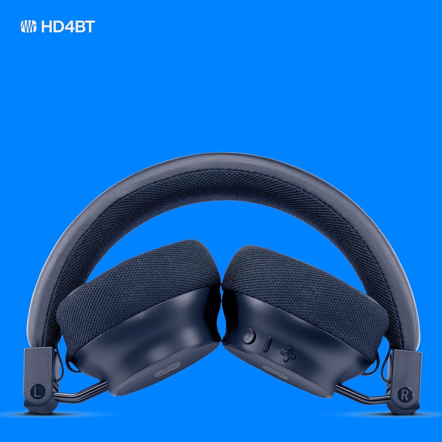 PreSonus Eris HD4BT — Over-Ear Closed-Back Wireless Headphones, Bluetooth, ANC Noise Cancelling, Up to 60 Hours Battery Life, Studio Headphones for Mixing, Monitoring, Recording, Midnight Blue