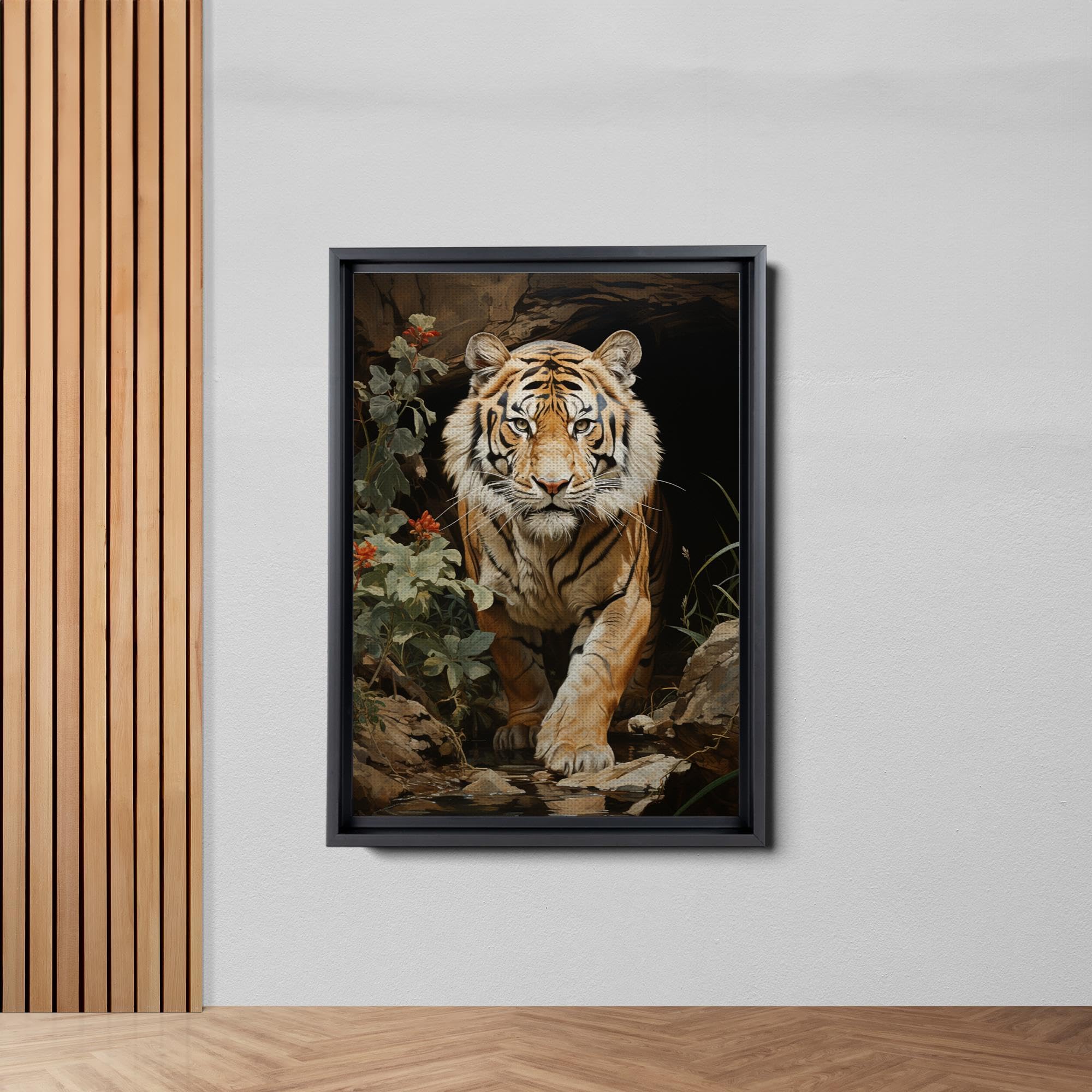 Amazon.com: Tiger Wall Art, Vintage Wall Art, Vintage Tiger Print