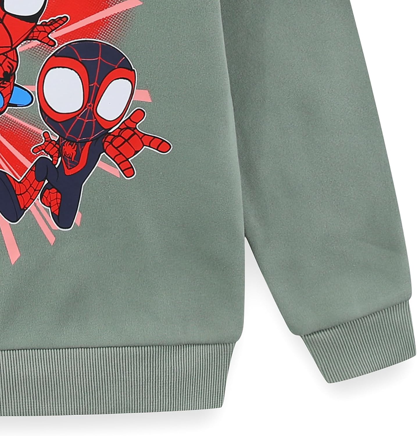 Marvel Spidey and His Amazing Friends Spider-Man Miles Morales Ghost Spider Boys Pullover Hoodie for Toddler and Big Kids - Image 5
