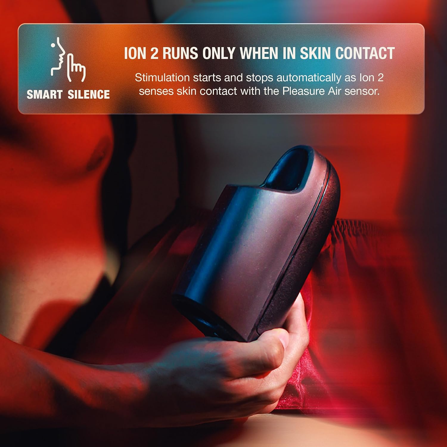 Arcwave Ion 2 Male Masturbator Pleasure Air Penis Stimulator| Smart Silence Penis Stroker | Silicone Sex Toy for Men | Hands-Free Auto Pilot Modes | Waterproof & Easy Clean | Compact Adult Toy for Him