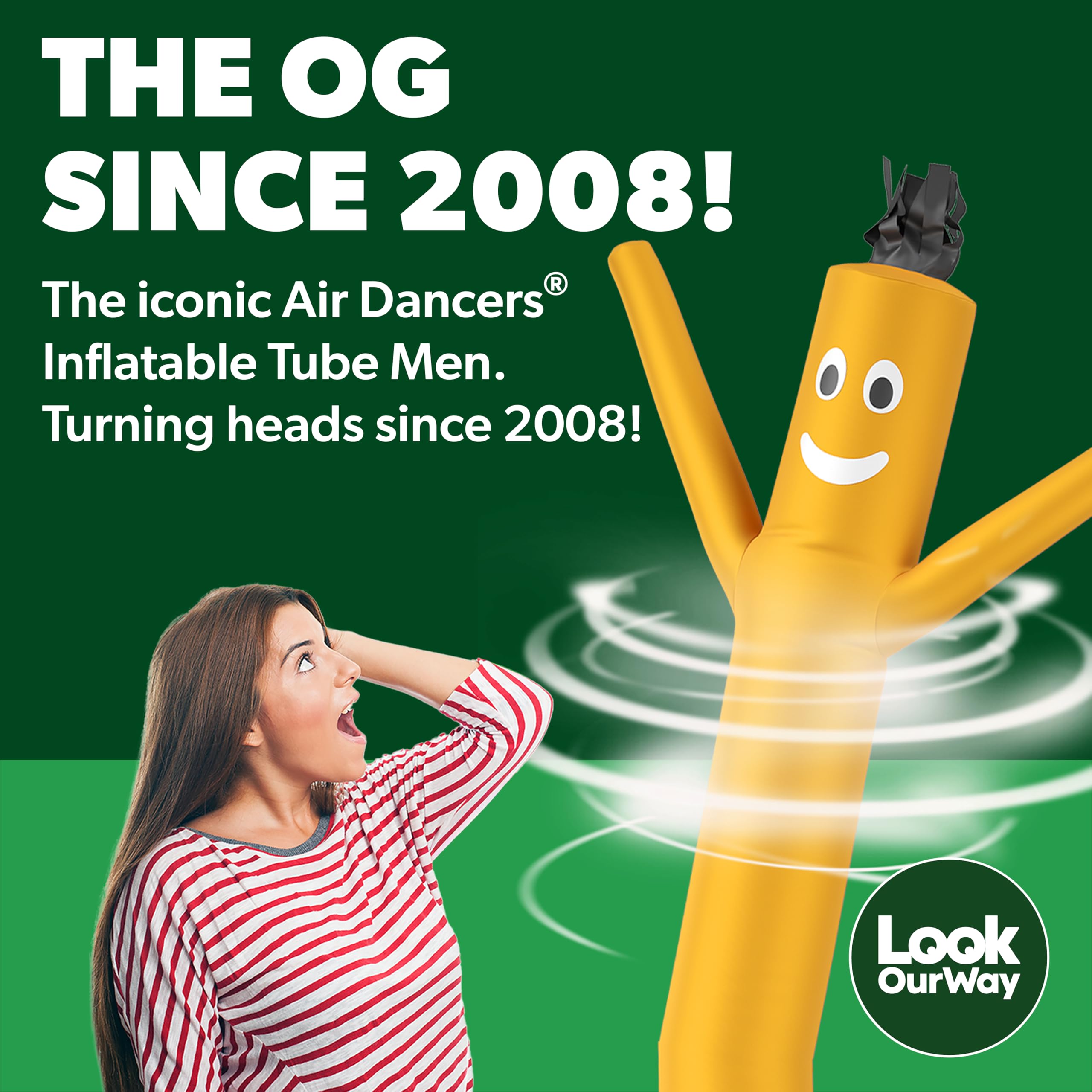 Amazon.com: LookOurWay Air Dancers Wacky Waving Inflatable Tube