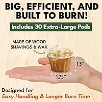 Vista 6 de Light-a-Fire, el mejor iniciador de fuego natural de Yaxa, 30 vainas con contenedor