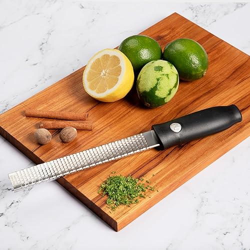 Miniatura 8 de PL8 Rallador y rallador de acero inoxidable de alta calidad para cítricos, ajo, jengibre, chocolate y queso duro, mango de agarre cómodo, apto para