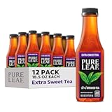 Pure Leaf Iced Tea&comma; Extra Sweet&comma; Real Brewed Tea&comma; 18&period;5 Fl Oz Bottles &lpar;Pack Of 12&rpar;