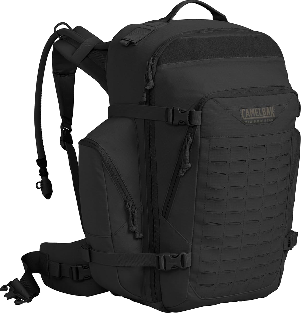 Mochila de hidratación táctica BFM, paquete MOLLE de alta capacidad con depósito Crux de 100 oz Mil-Spec