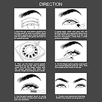 Vista 7 de extensión de pestañas, hazlo tu mismo, efecto 3D, pestañas pegadas individualmente, 24 grupos de pestañas voluminosas, extensión de pestañas