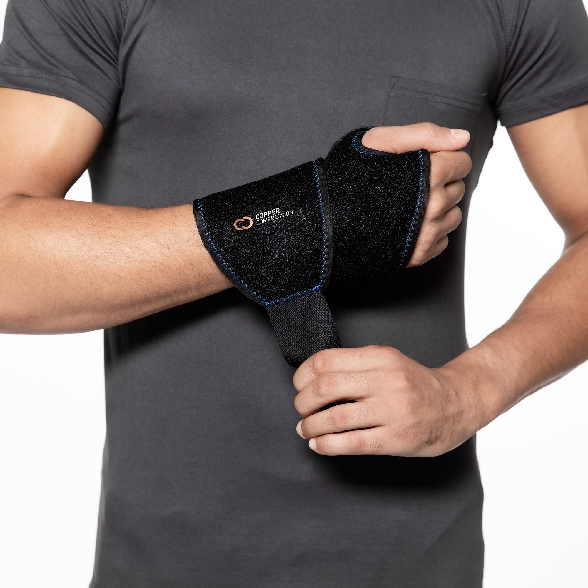 Buy Copper Compression Wrist Ice Pack Wrap. Rapid Hot + Cold Relief
