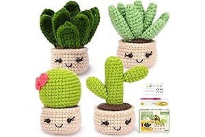 Karsspor Crochet Kit for Beginners - Perfect for Succulent Creations