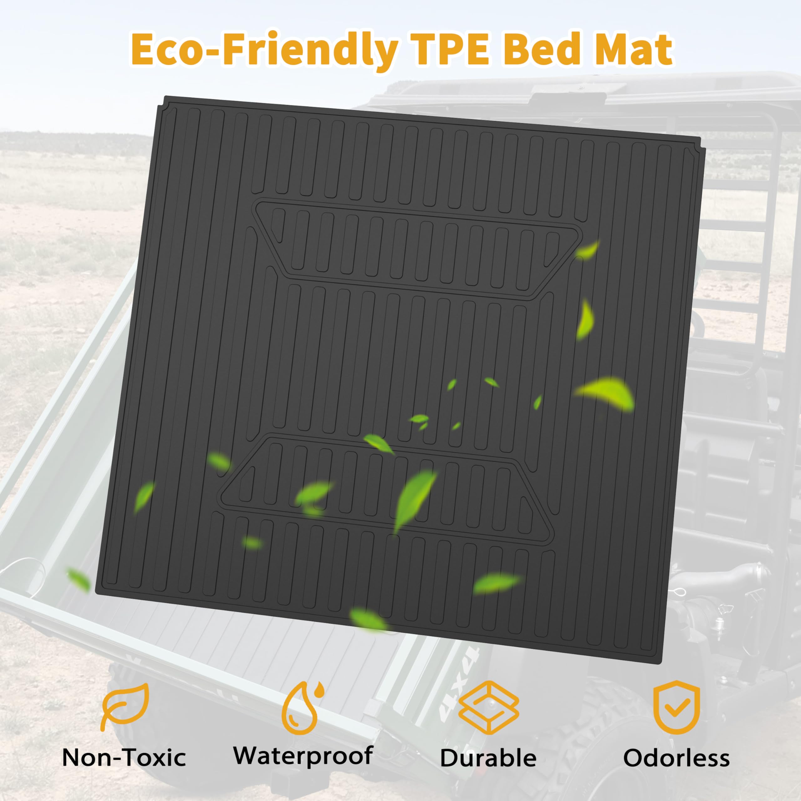 [Kaoru] マット Amazon.com: SLORIMOD Cargo Bed Mat for Kawasaki Mule 90-25, TPE