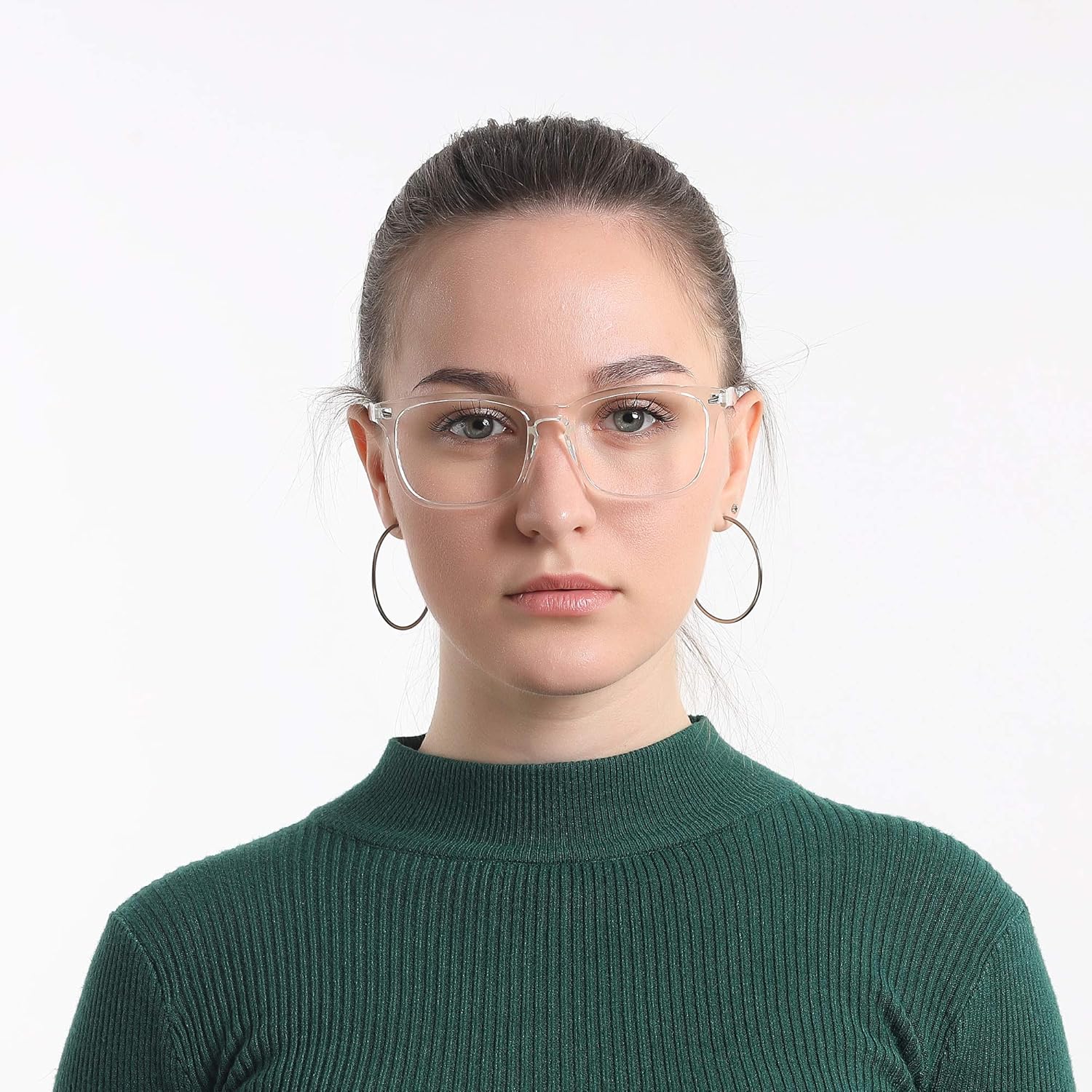 2 Pairs LifeArt Blue Light Blocking Glasses with Spring Hinge, Anti Eyestrain, Computer Reading Glasses, Gaming Glasses, TV Glasses for Women Men, Anti UV, Anti Glare (Navy&Clear, +0.25 Magnification) - Image 5