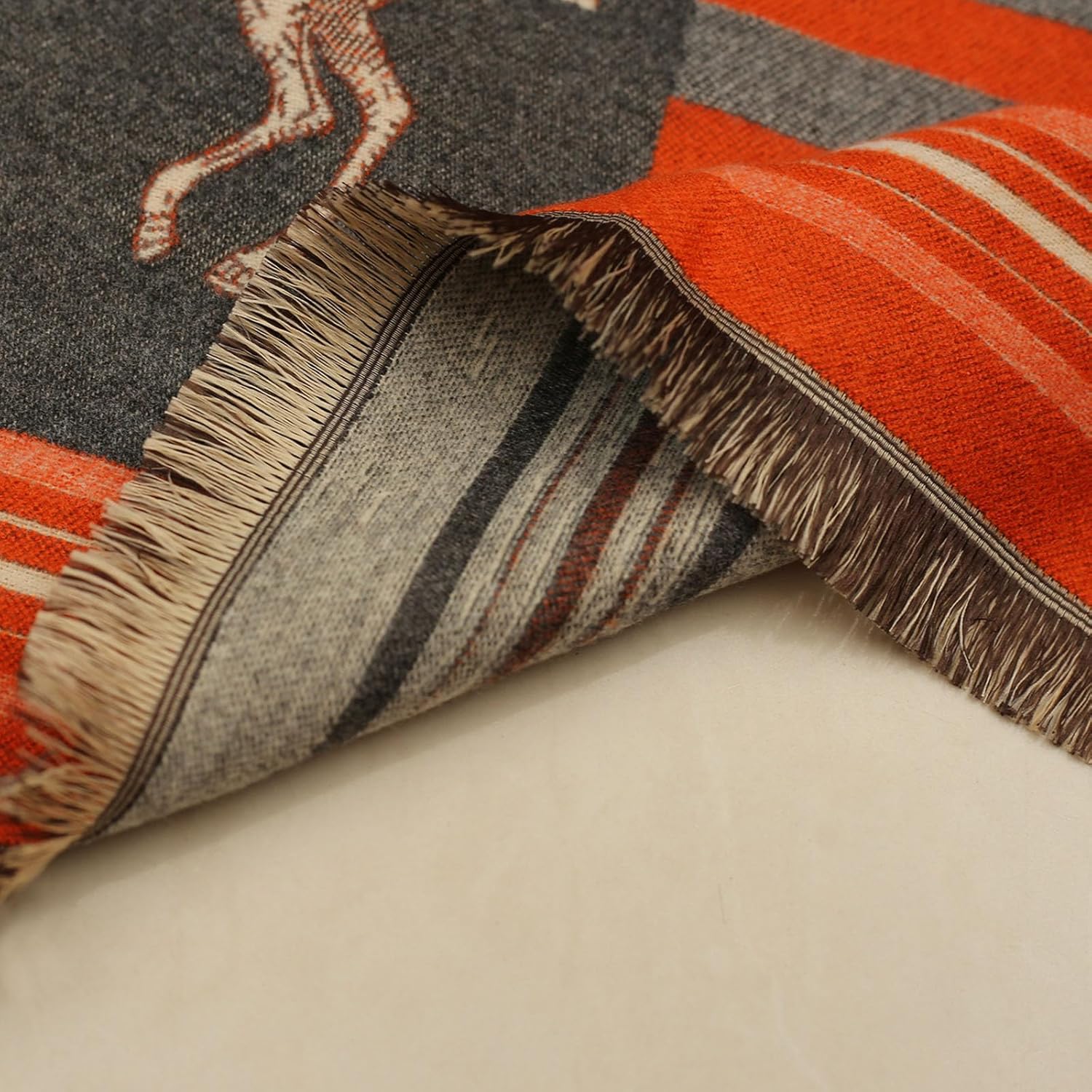 EXTREE Scarfs for Women Pashmina Silky Shawl Wrap for Evening Dressing Blanket Open Front Poncho Cape