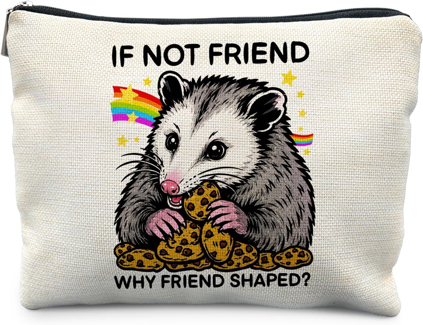 Funny Opossum Gifts Makeup Bag for Purse