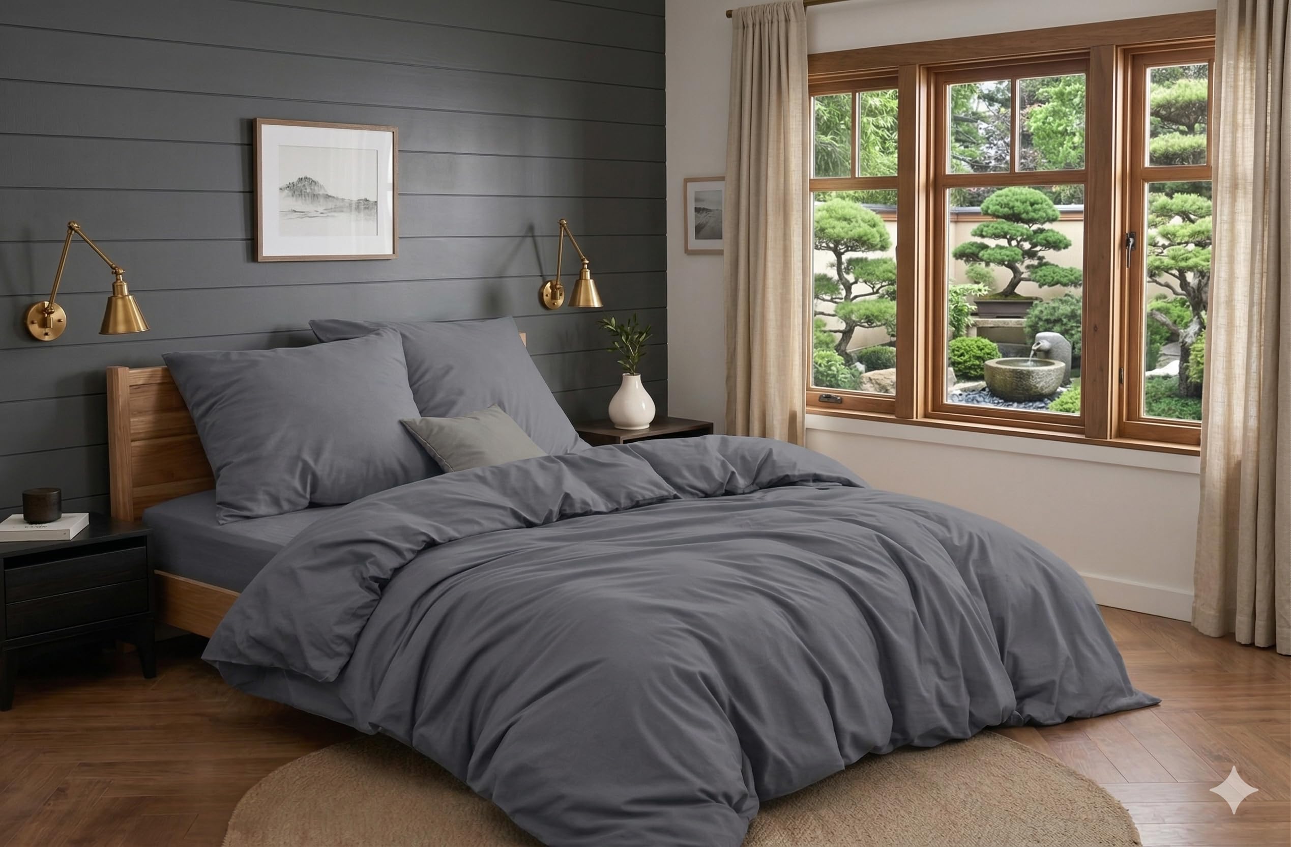 Housse de couette 220x240 Dreamzie avec grand bonnet de 35cm pour un maintien parfait du matelas