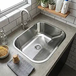 TANQUE DE LAVANDERIA ACO INOXIDAVEL 201 MEDINDO 34x40x18CM