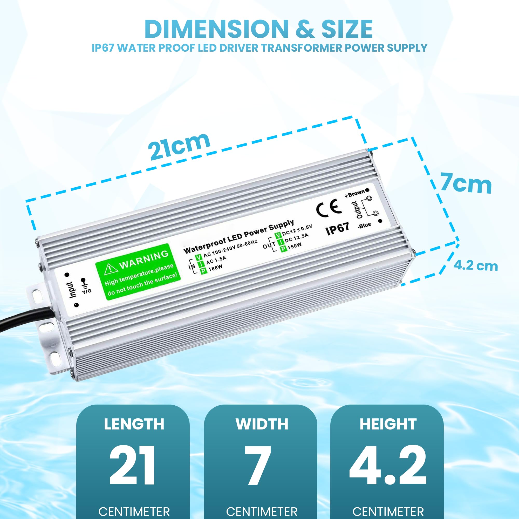 Alimentatore LED Dimmerabile 24V 100W Trasformatore ultra sottile per striscia LED Driver LED | Leroy Merlin