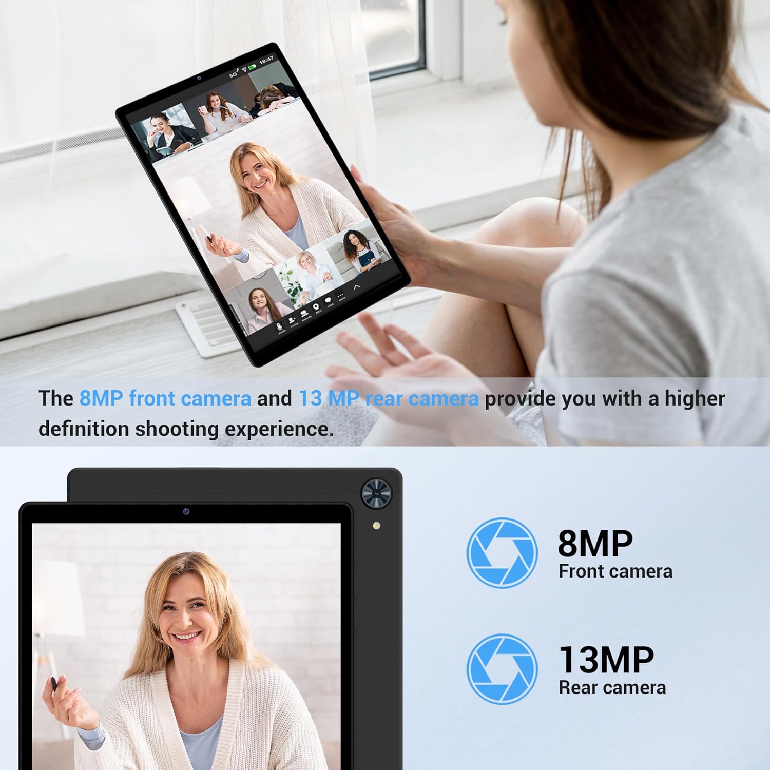 LNMBBS F103 Tablet with 8000mAh battery and Type-C charging port