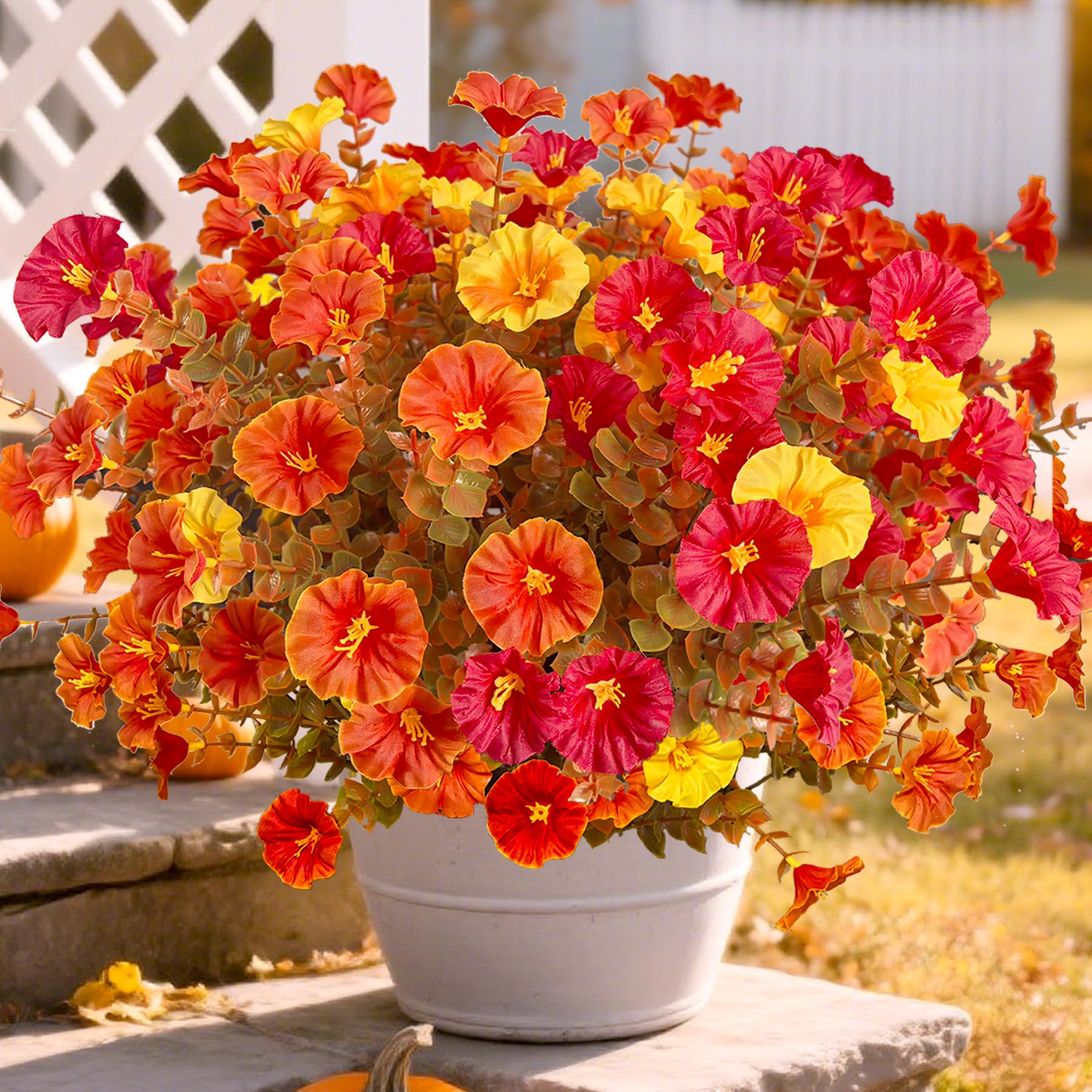 TSTWETO 12 Bundles Artificial Mums