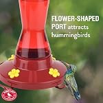 Perky-Pet 202FB Ports d'alimentation de fleurs de remplacement jaunes avec garde-abeilles