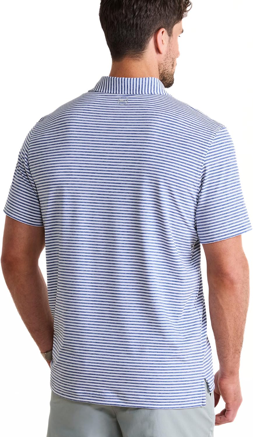 Vineyard Vines Mens Heathered Winstead Sankaty Performance Polo - Image 2