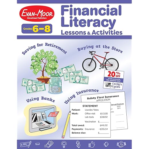 Financial literacy lessons and activities, grades 6-8 (financial literacy lessons & activities)