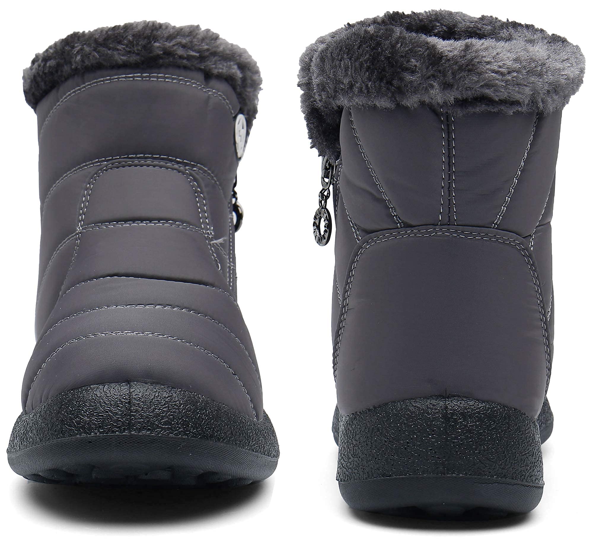 Gaatpot Stivali Donna Stivaletti Invernali Stivali da Neve Caldo Peluche Scarpe Impermeabili 36-43