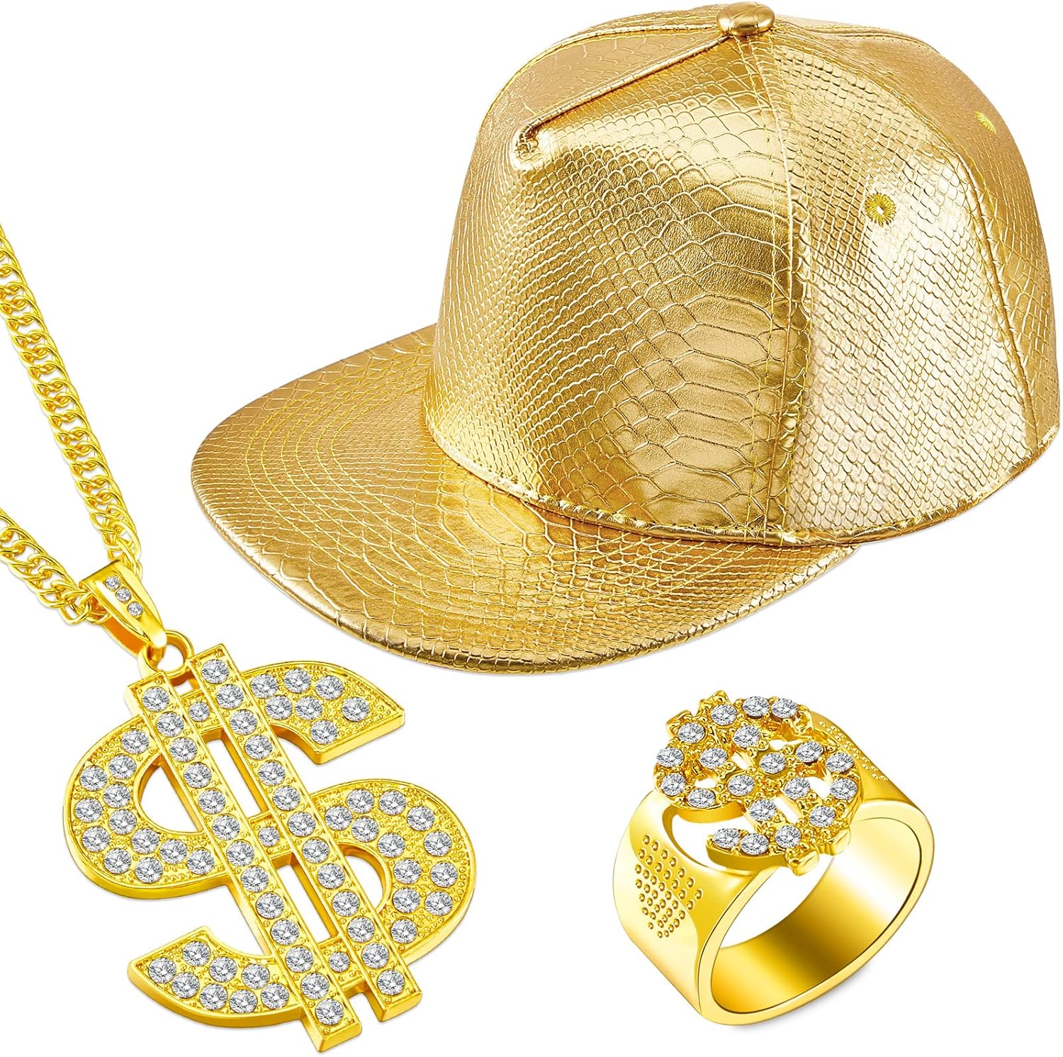 3 Pack Adjustable Hip Hop Hat Brim Baseball Cap Unisex