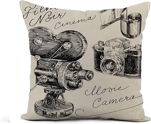 Miniatura 1 de Funda de almohada de lino para paisaje, selva, bosque de montaña, bosque de madera, verde, azul, 16 x 16 pulgadas, funda de almohada cuadrada de