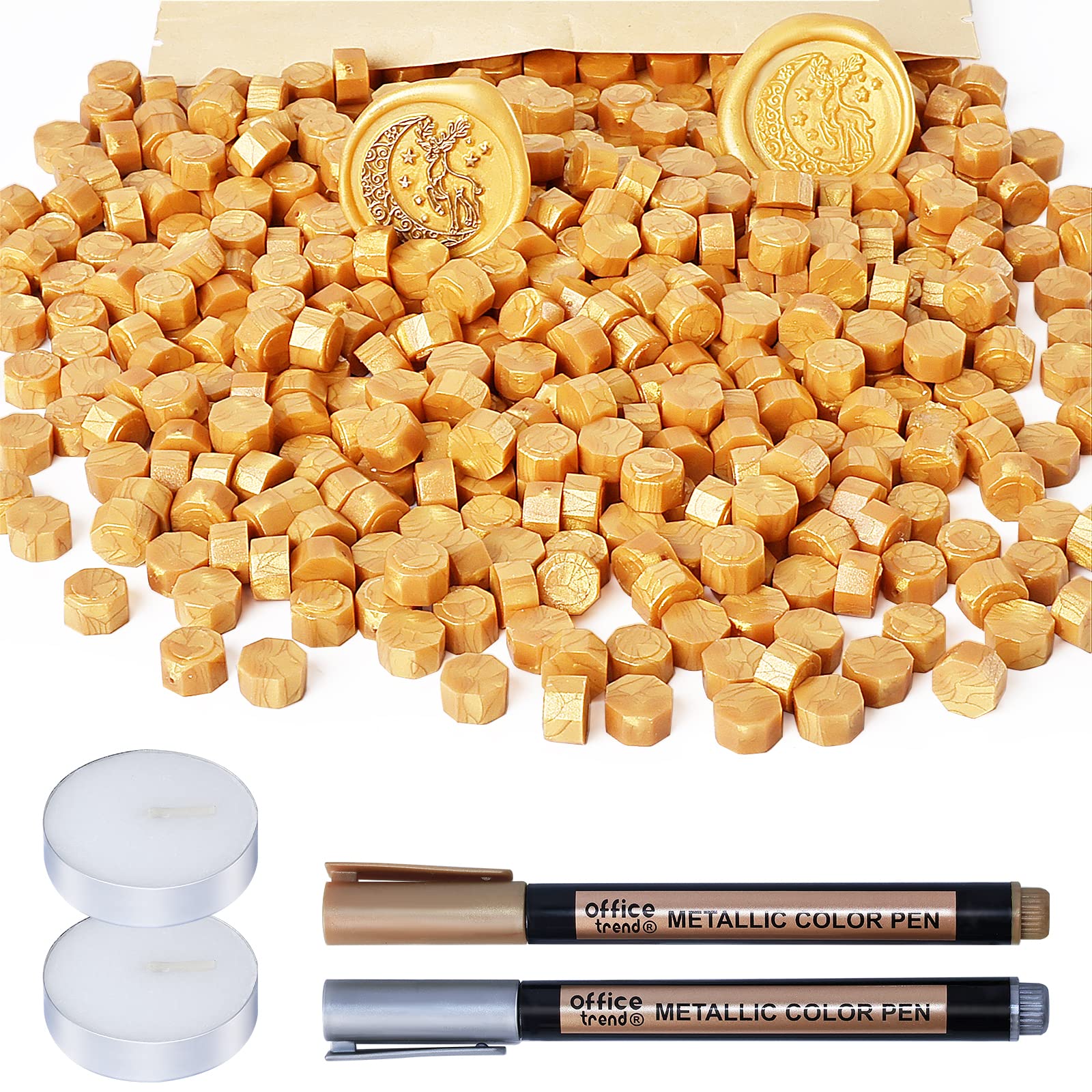 WEWINK PLUS 304PCS Wax Seal Beads Set