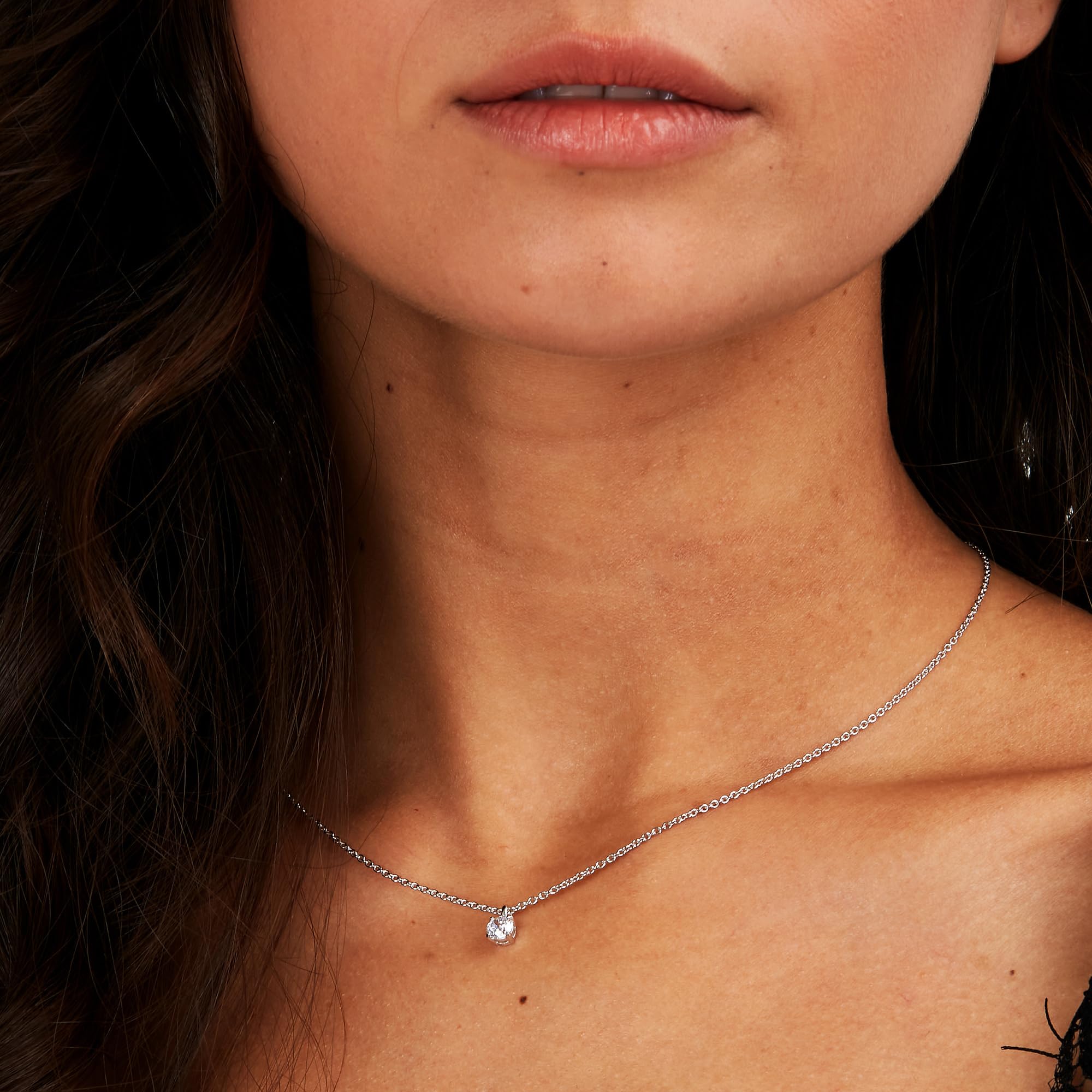 Morellato Collana Donna in Argento 925‰, Zirconi, Collezione Tesori, Punto luce - SAIW156