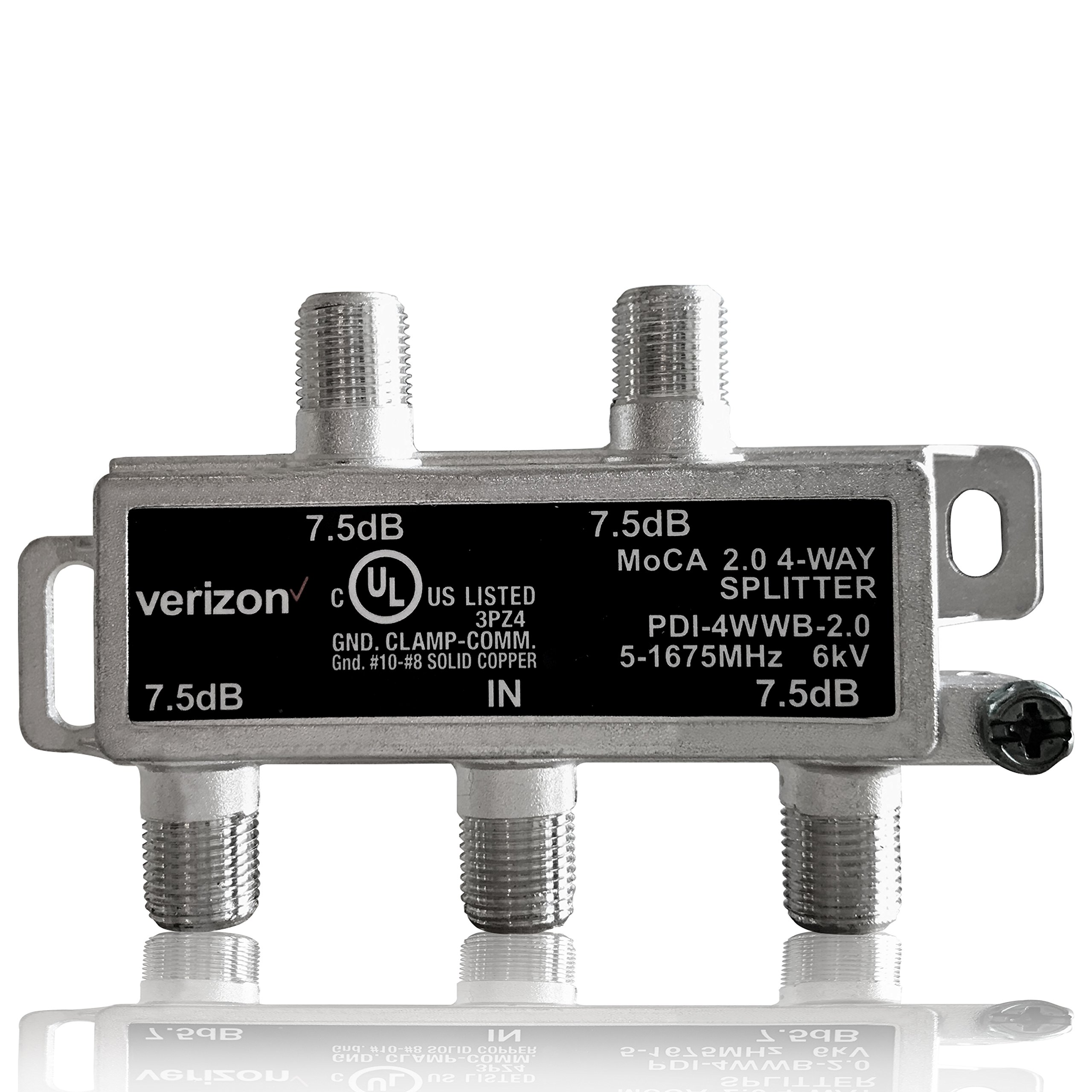 Verizon FIOS 4 Way MoCA Splitter PDI-4WWB-2.0 (Not
