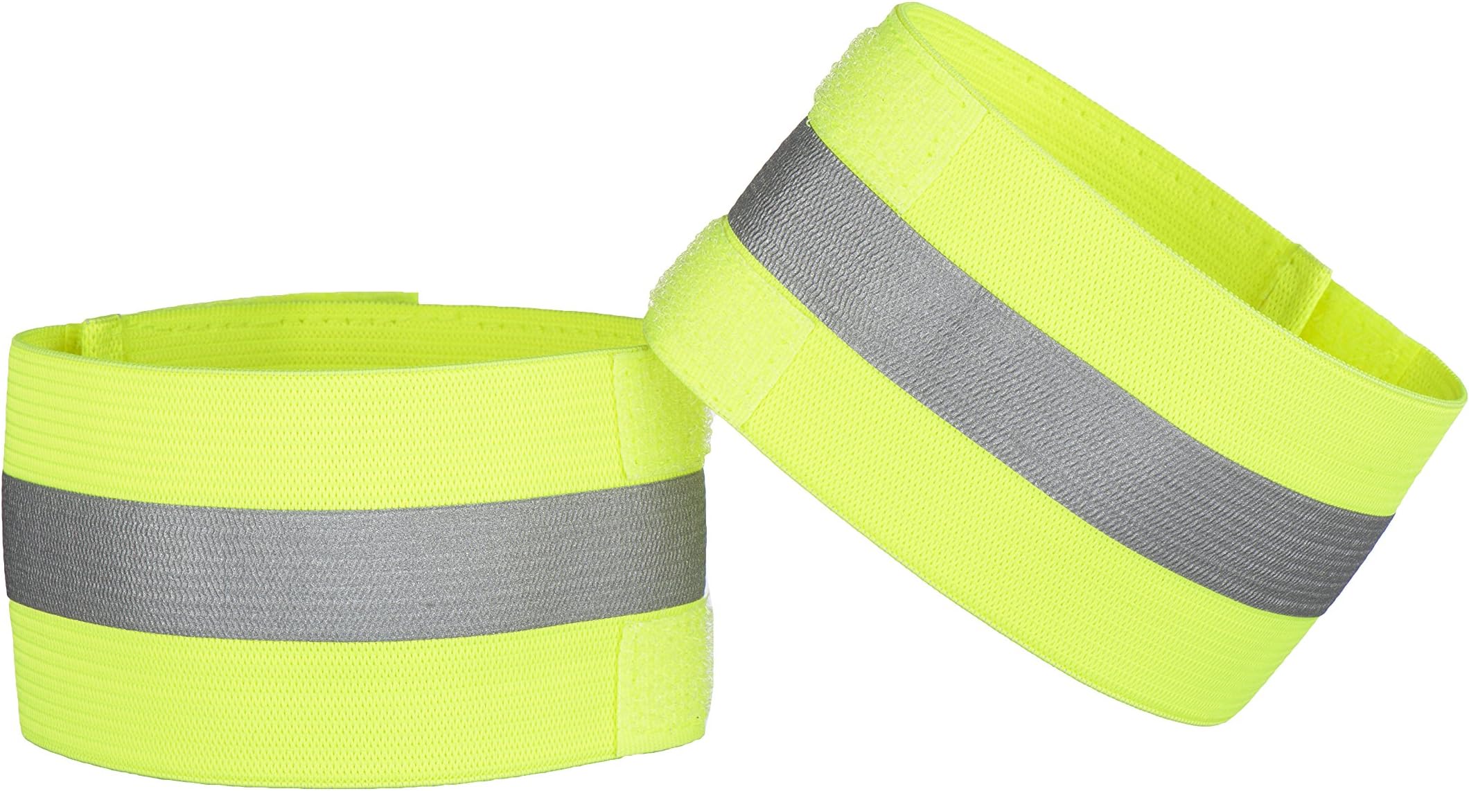 Reflective Wristbands for Runners - Free E-Book Included - High Visibility Elastic Material Fits Men and Women Perfectly - The Nighttime Running Gear - Lifetime