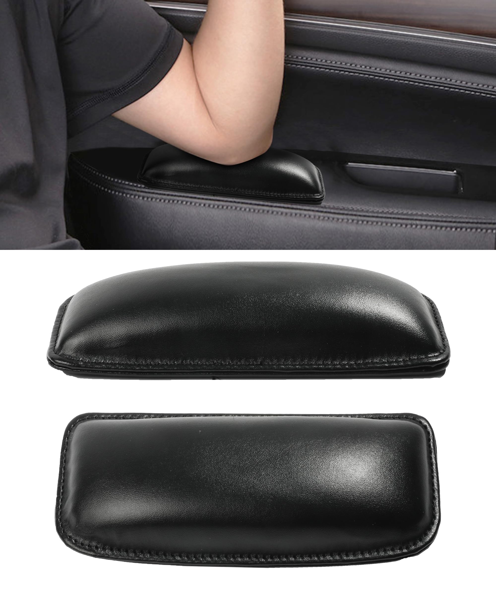 Flaconi Auto Armlehnenkissen Schwarz - Mittelkonsole Polster Bezug