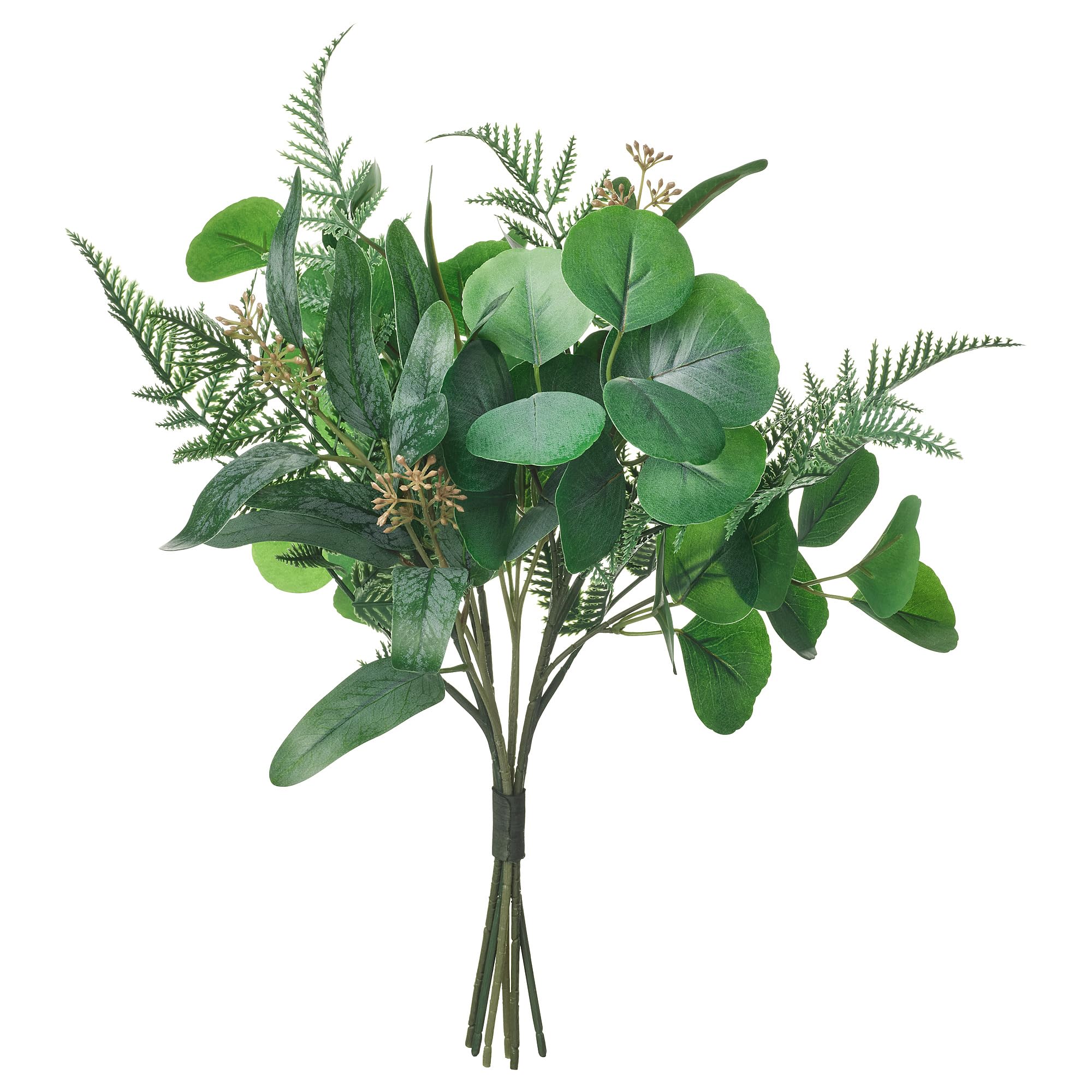 Bouquet artificiel d'eucalyptus 40 cm plante verte deco pour salon balcon fenetre exterieur