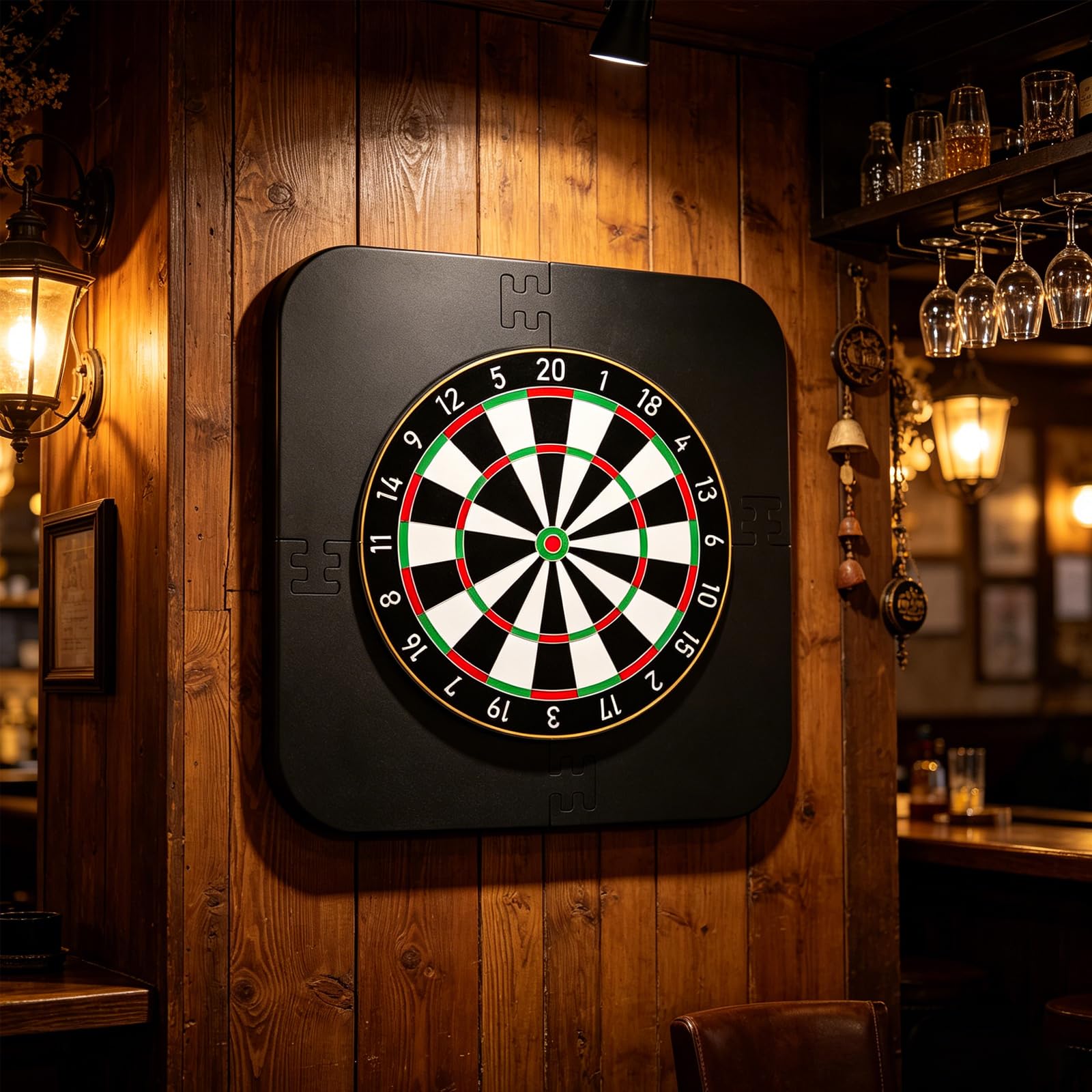 Dartscheibe Schutzring - Dart Surround Wandschutz für Dartboard - Surround Dartscheibe stoßfest - Dartboard Surround Ring Schallschutz - Dart Wandschutz für Zuhause Kneipe Spielzimmer