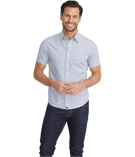 Mens short sleeve shirts non iron + FREE SHIPPING