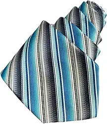 Gravata masculina comprimento padrão 8,35 x 147 cm gravata azul lago para homens gravata formal evento com caixa de presente