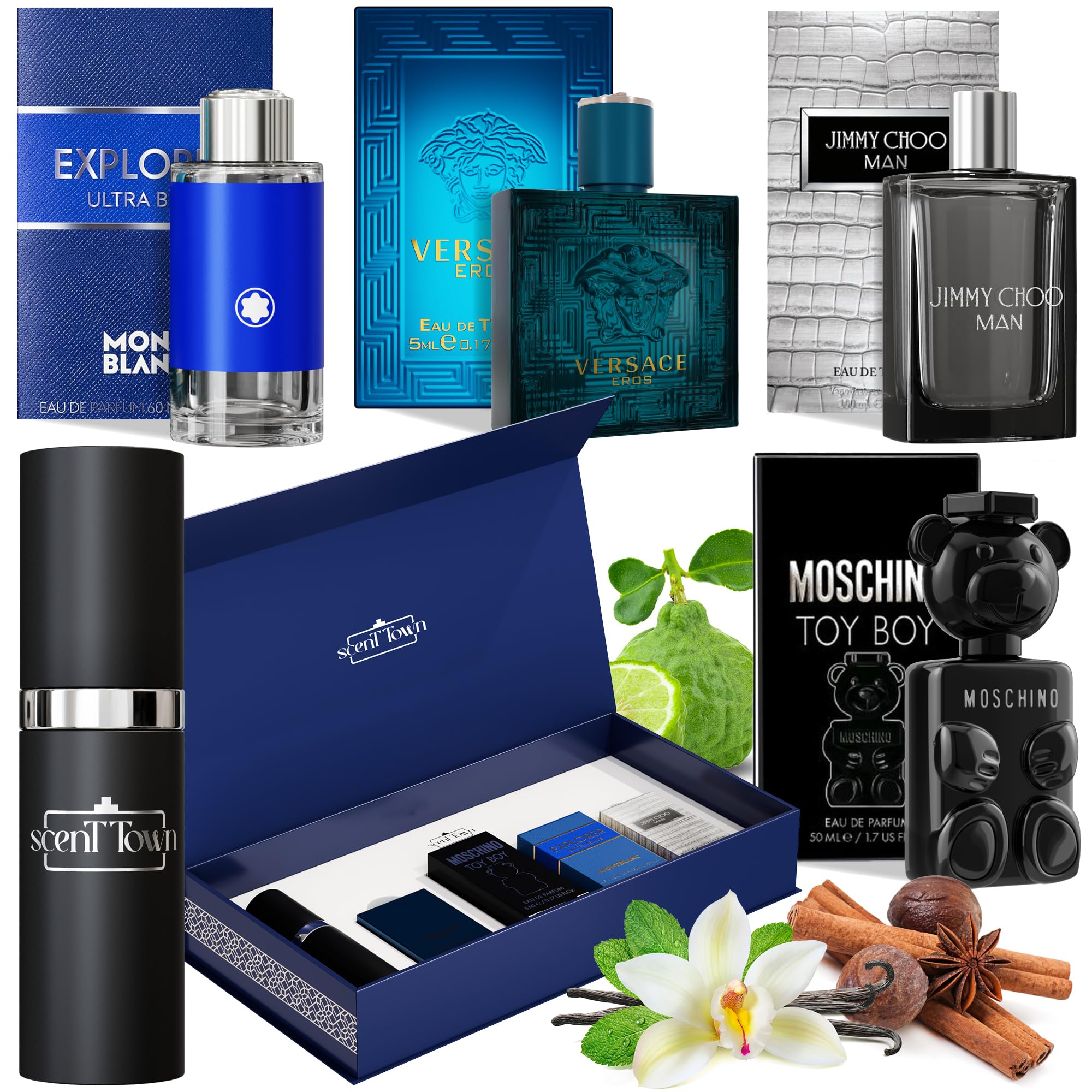 Amazon.com : Scentown Mens Cologne Gift Sets Mini Bottle