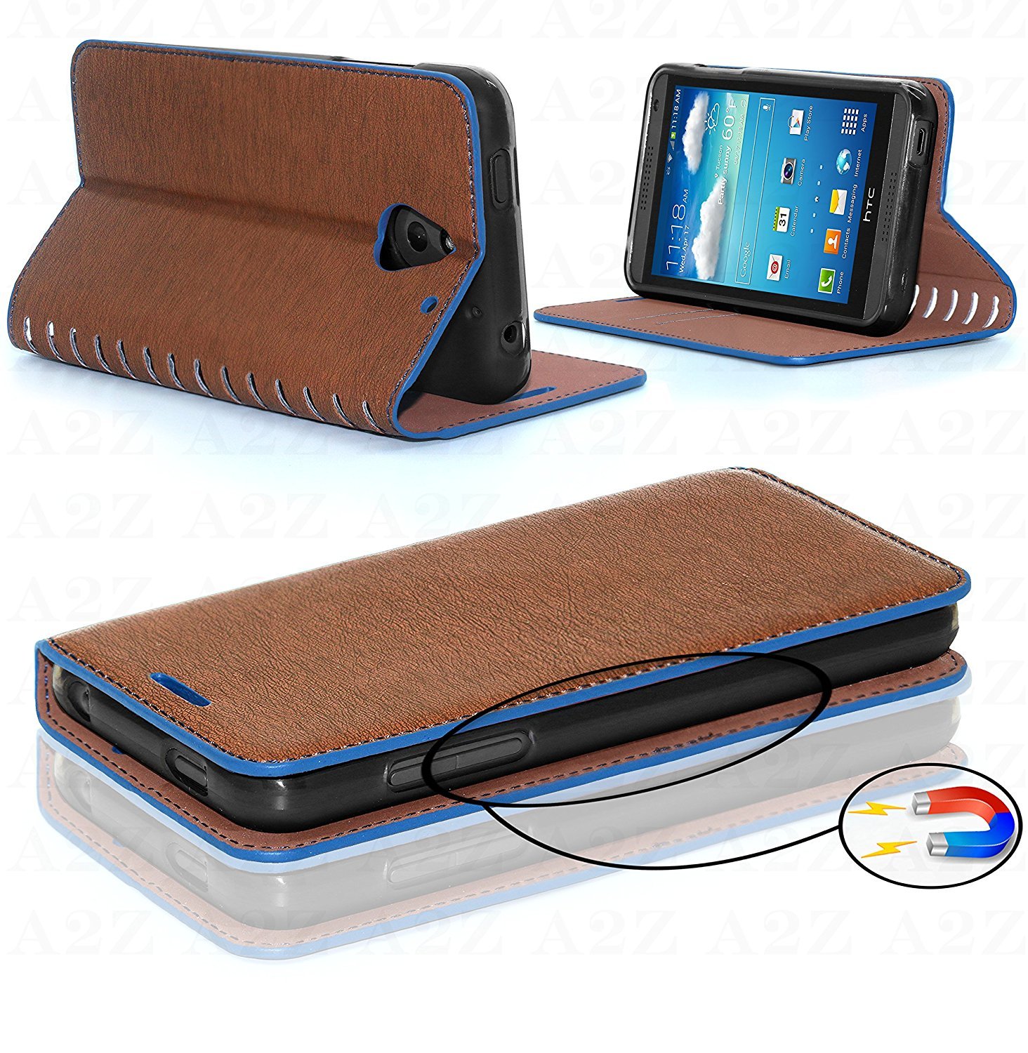 Custodia A Busta Gorilla Tech In Similpelle Con Tasche Porta Schede E Chiusura Magnetica - Protezione 360° Per Smartphone Universale