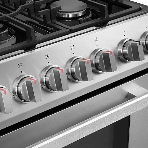 Miniatura 11 de COSMO COS-305AGC - Cocina independiente de gas para horno individual de 30 pulgadas y 5.0 pies cúbicos con placa de cocina de 5 quemadores y