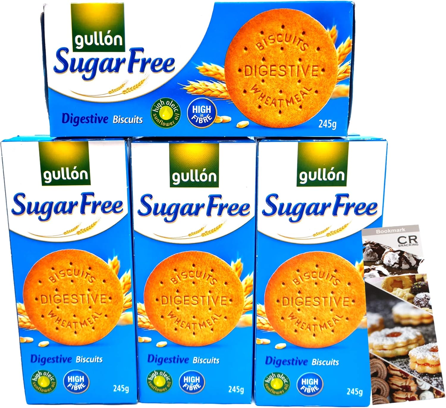 Gullon Sugar Free Digestive Biscuits 4 x 245g Sugar free digestive