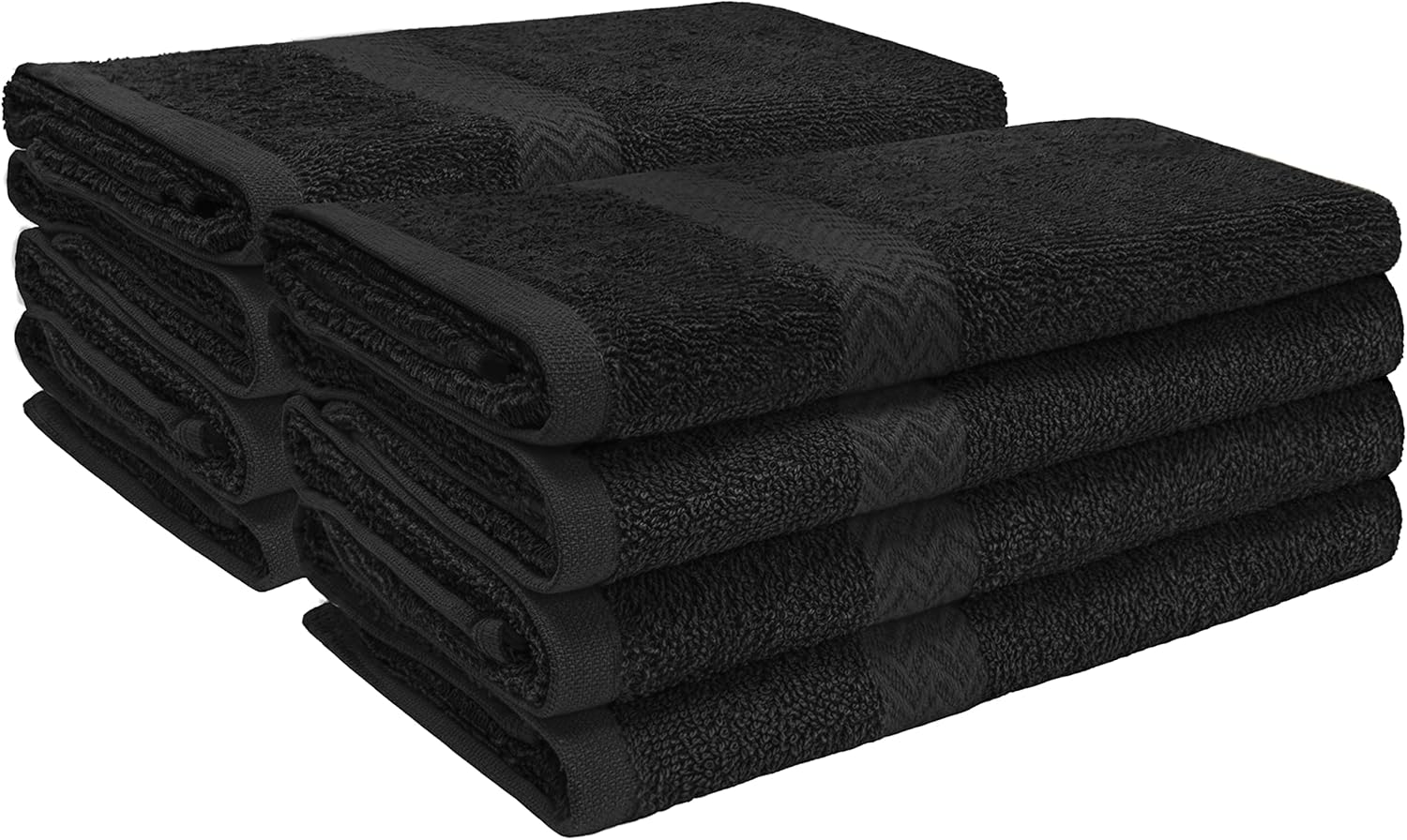 Superior 8Piece Cotton Hand Towel Set, Small Towels for