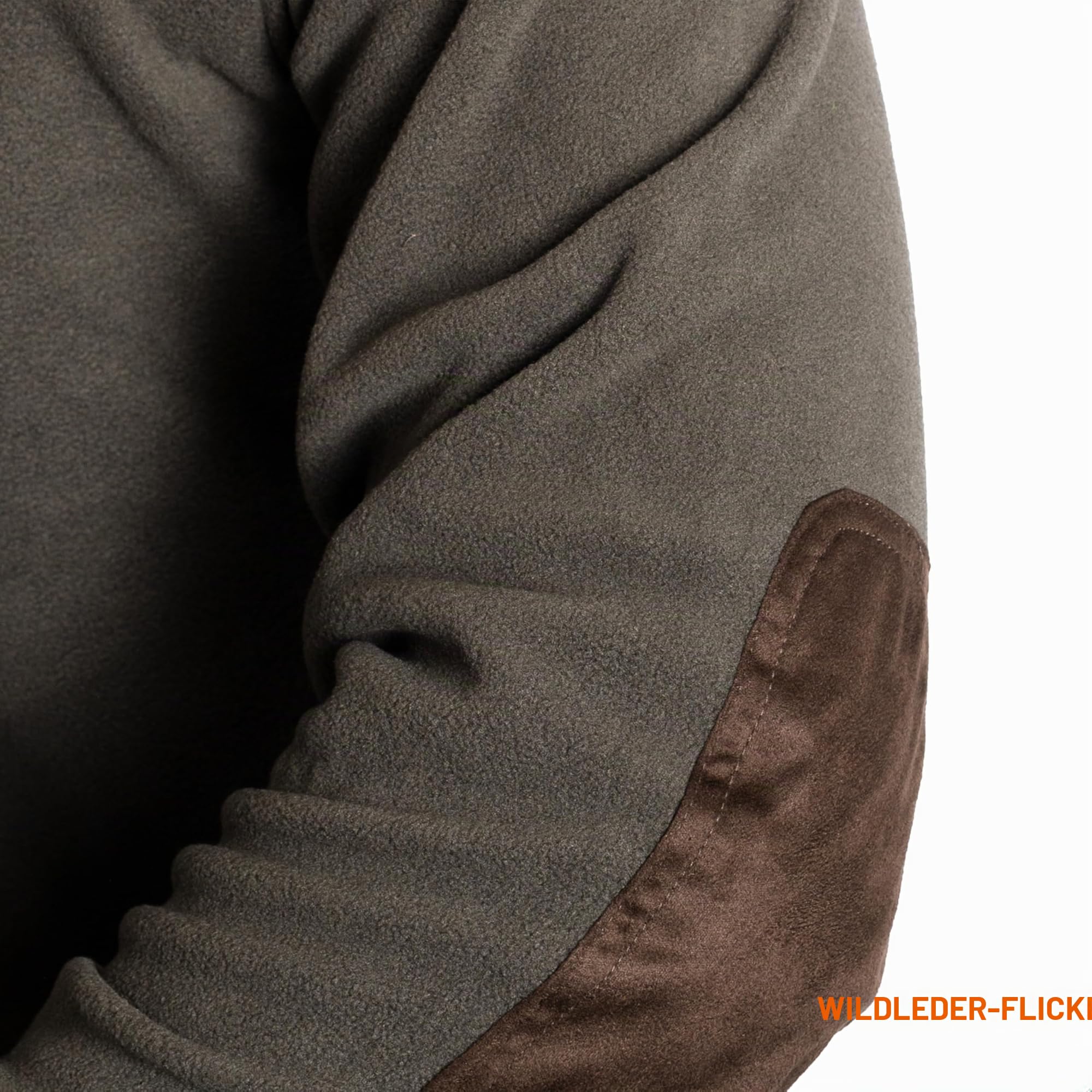 ACE Schakal Jäger-Fleecejacke für Herren - Outdoor-Jacke aus Fleece für Männer - Übergangsjacke mit drei Taschen & Gummizug