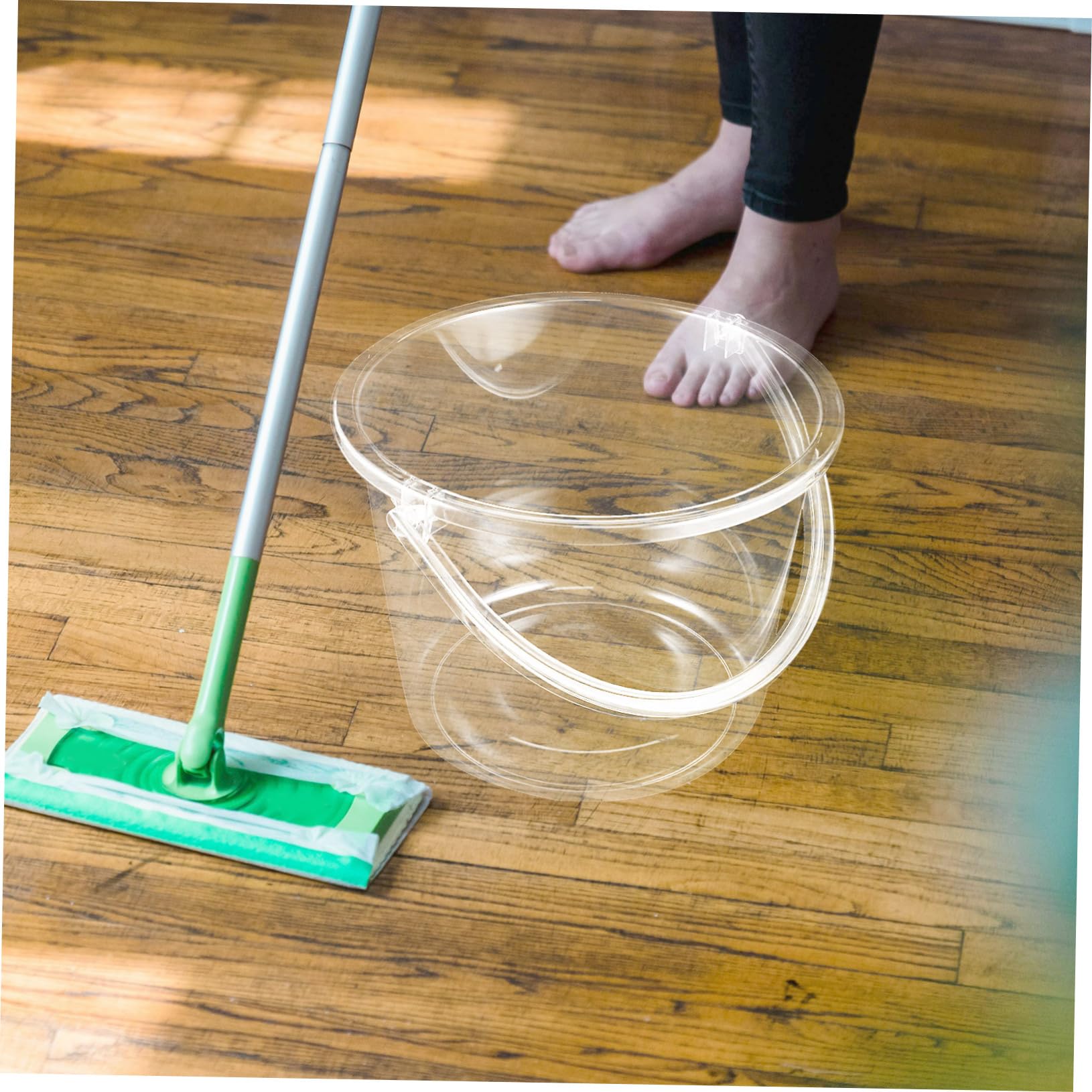 IMIKEYA Wassereimer aus Plastik mit Griff Tragbarer Eimer für Zuhause und Garten Kleiner Wascheimer Robust und Wiederverwendbar Geeignet als Sandeimer für Strand oder Haushaltseimer