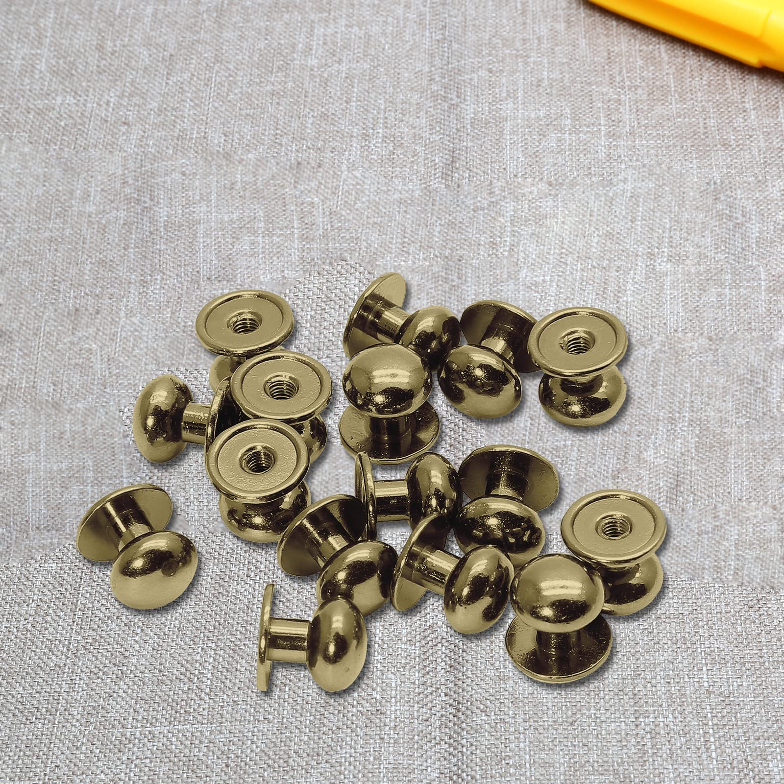 Jiozermi Lot De 24 Boutons De Tiroir Bronze – Poignées Rondes En Alliage De Zinc 3 Cm – Idéal Pour Armoires Et Commodes